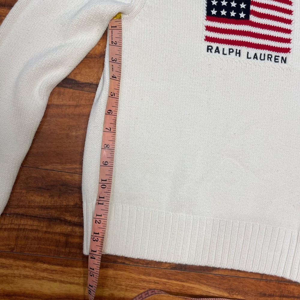 Polo Ralph Lauren Flag Sweater Small - Picture 6 of 8